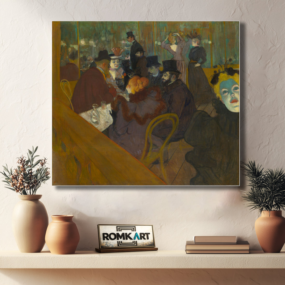 Henri De Toulouse-lautrec At The Moulin Rouge 1895 – Reproduction