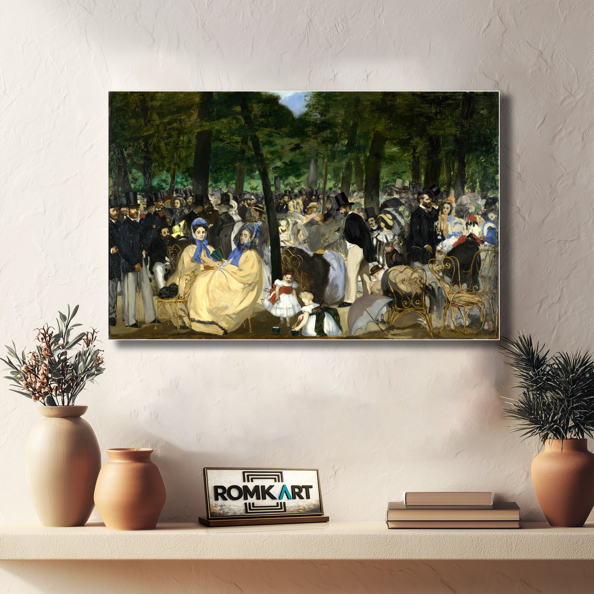 Edouard Manet Music In The Tuileries 1862 – Reproduction
