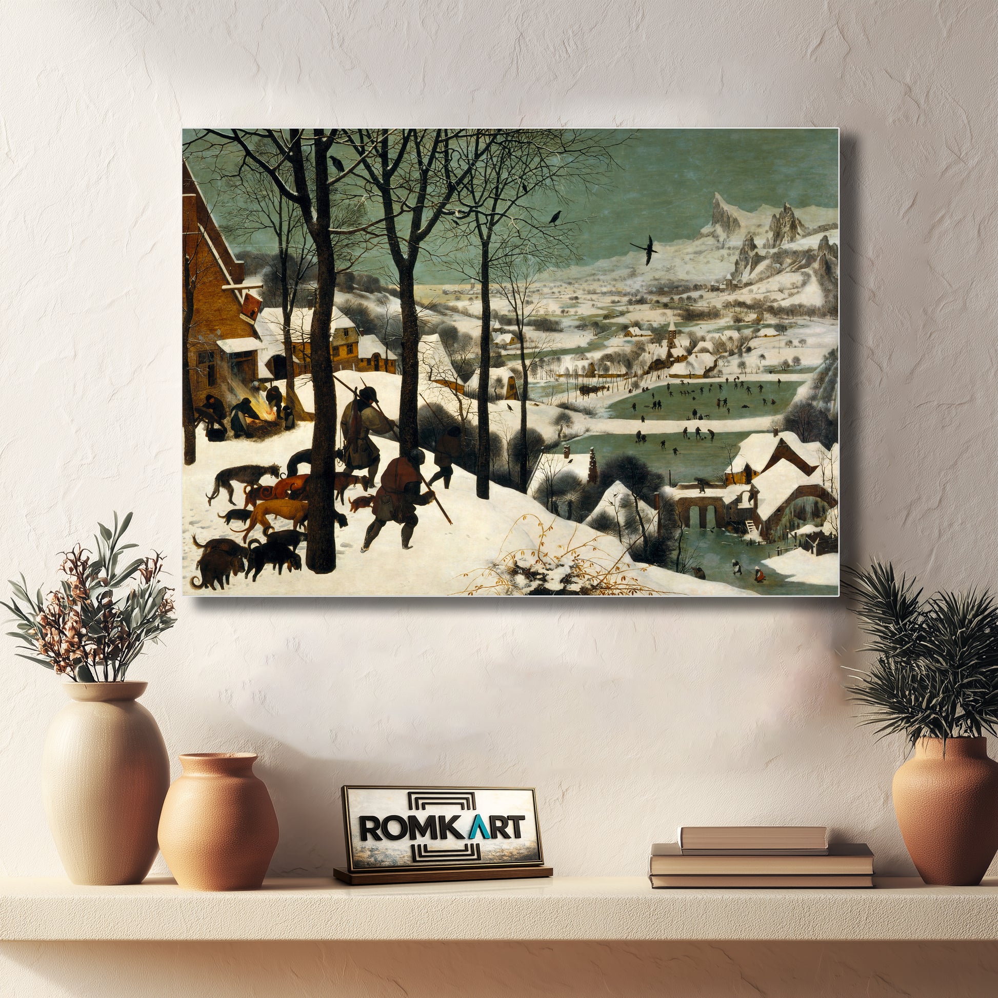Pieter Bruegel The Elder The Hunters In The Snow Winter – Reproduction