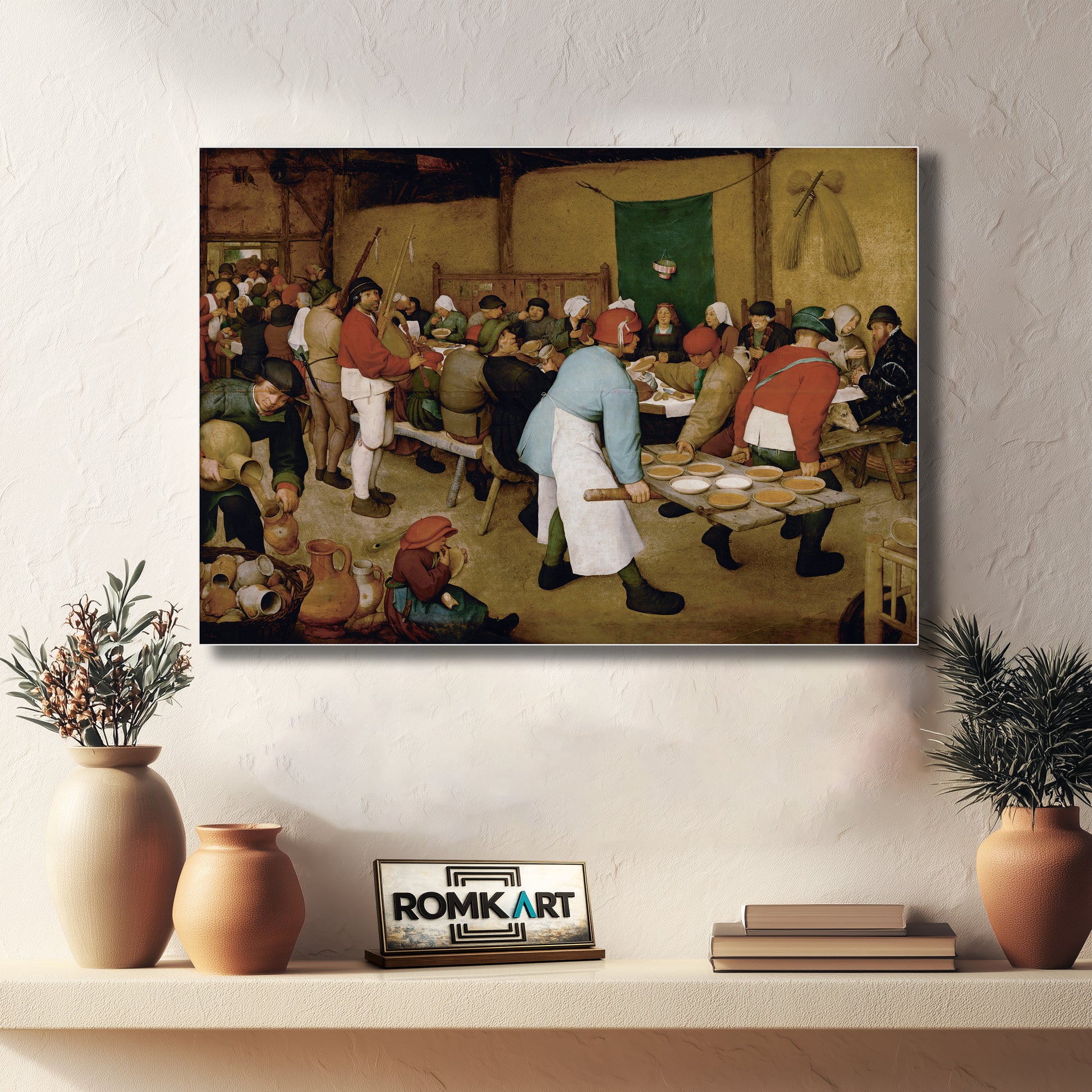 Pieter Bruegel The Elder Peasant Wedding 1566 – Reproduction