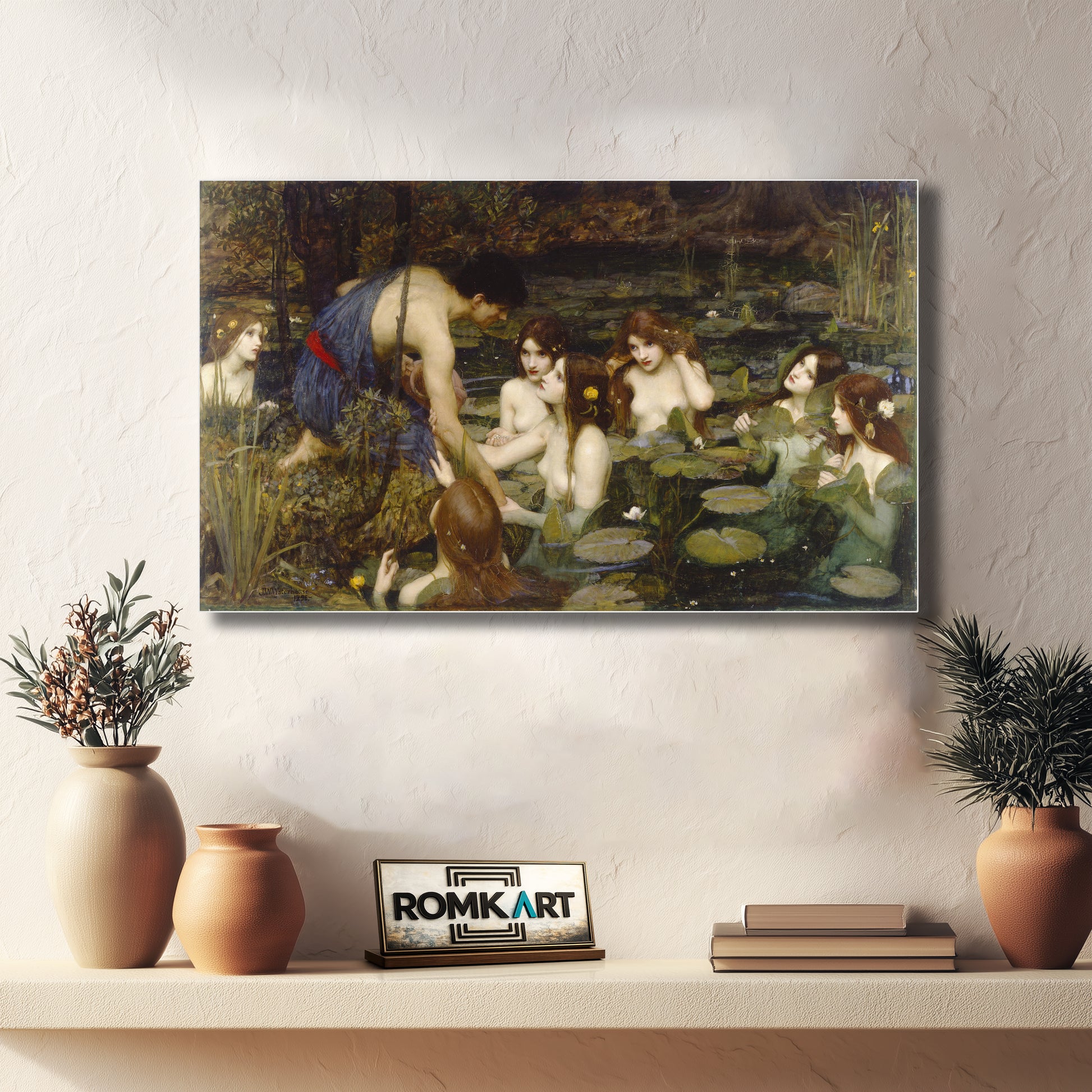 John William Waterhouse Hylas And The Nymphs 1896 – Reproduction