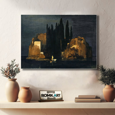 Arnold Bocklin Isle Of The Dead Basel Version 1880 – Reproduction