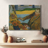 Paul Gauguin The Painter Of Sunflowers 1888 Vincent Van Gogh Painting Sunflowers – Reproduction