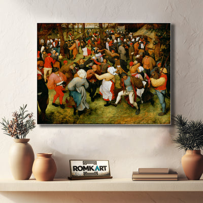 Pieter Bruegel The Elder The Wedding Dance 1566 – Reproduction