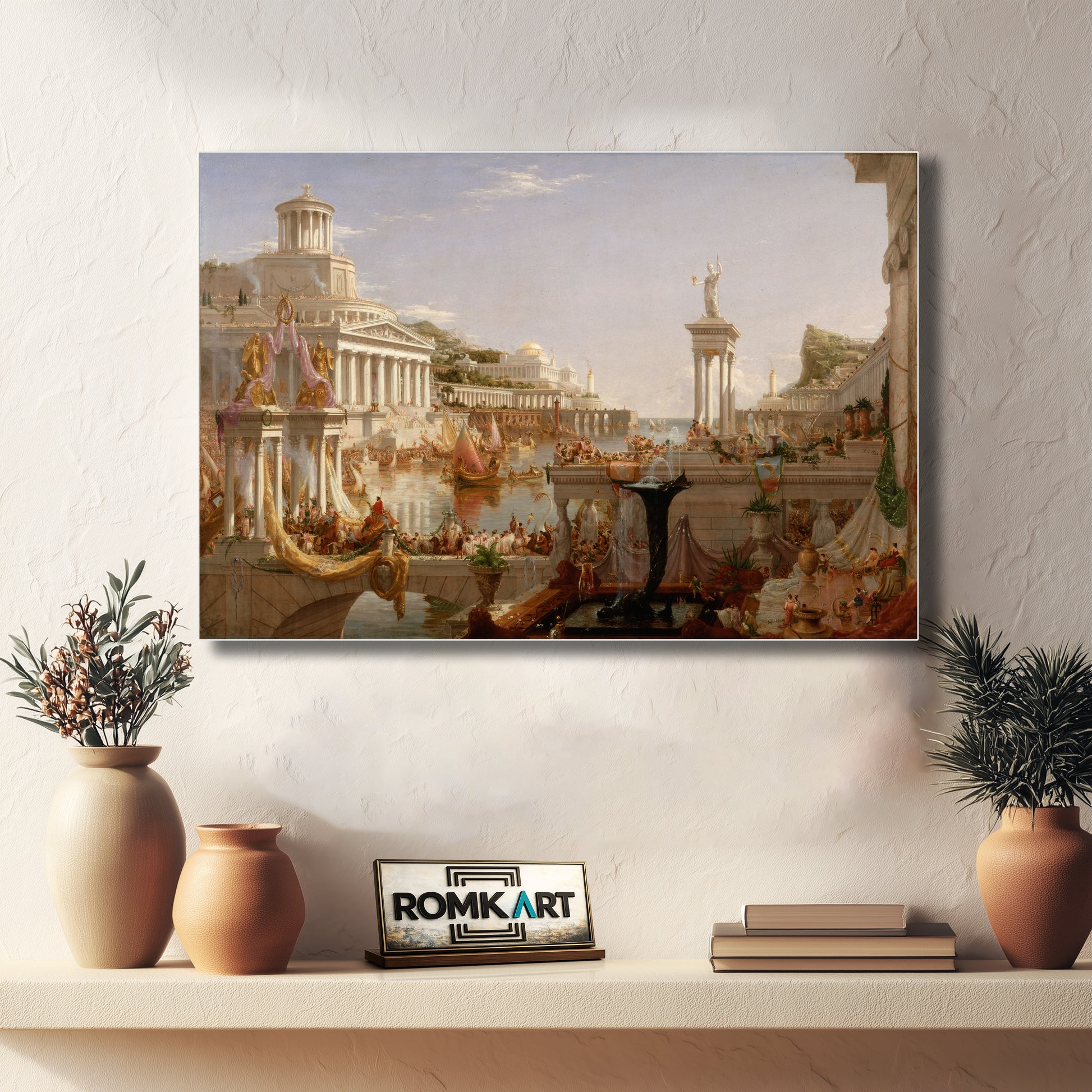 Thomas Cole The Course Of Empire The Consummation Of Empire 1836 – Reproduction