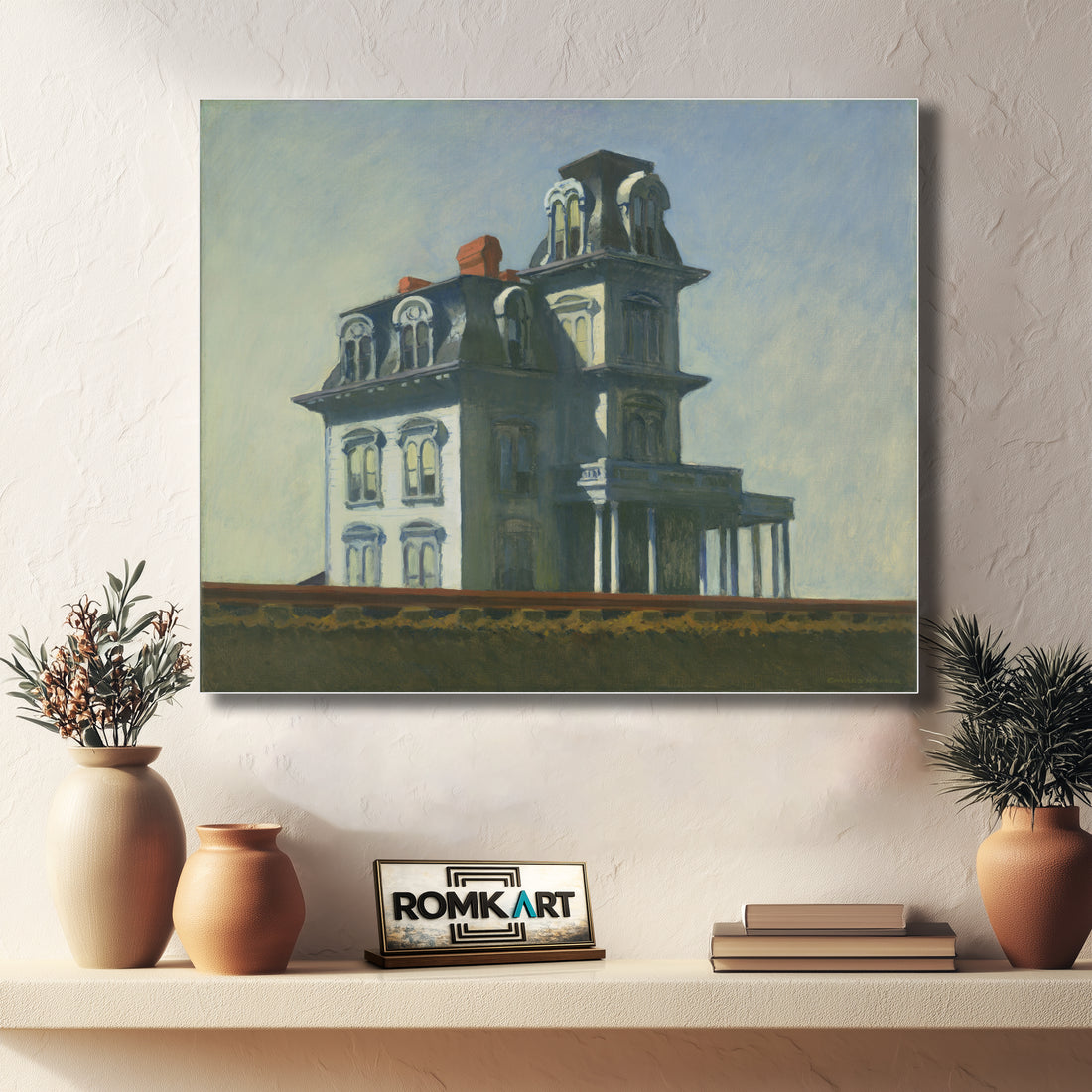 Edward Hopper House By The Railroad 1925 – Reproduction
