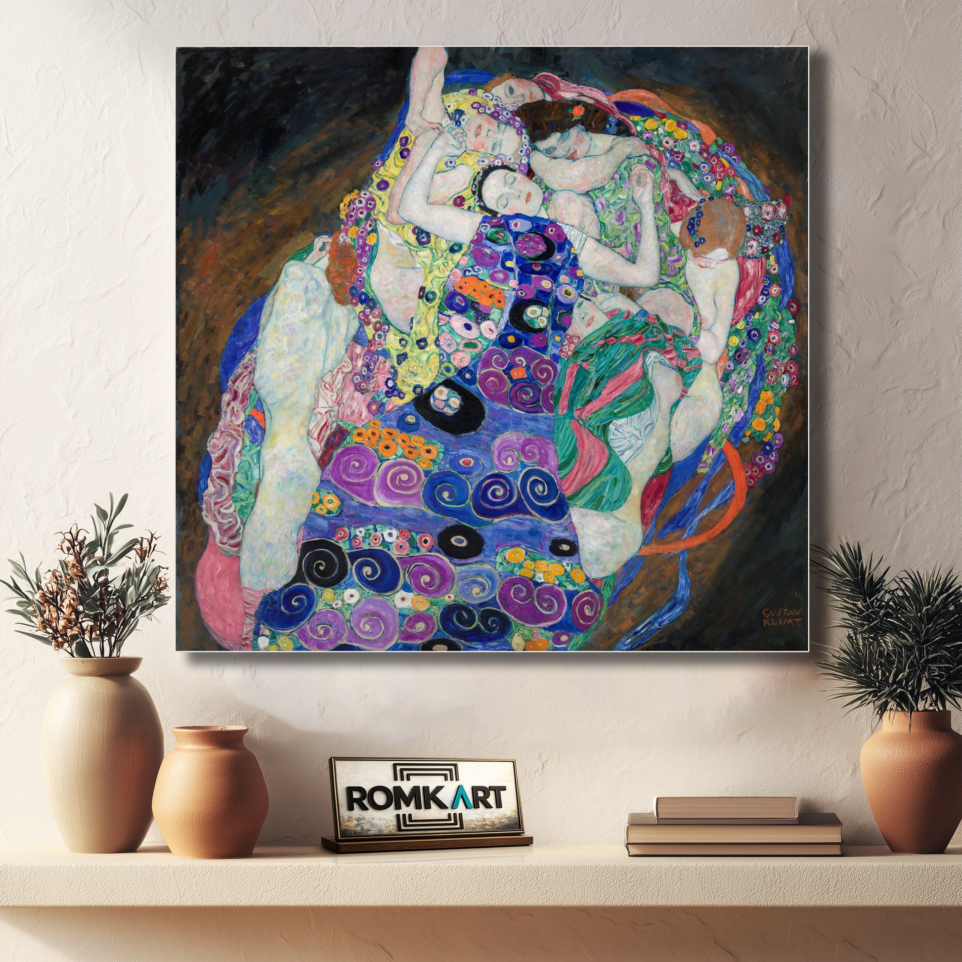 Gustav Klimt The Maiden C1913 – Reproduction