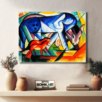 Franz Marc The First Animals 1913 – Reproduction