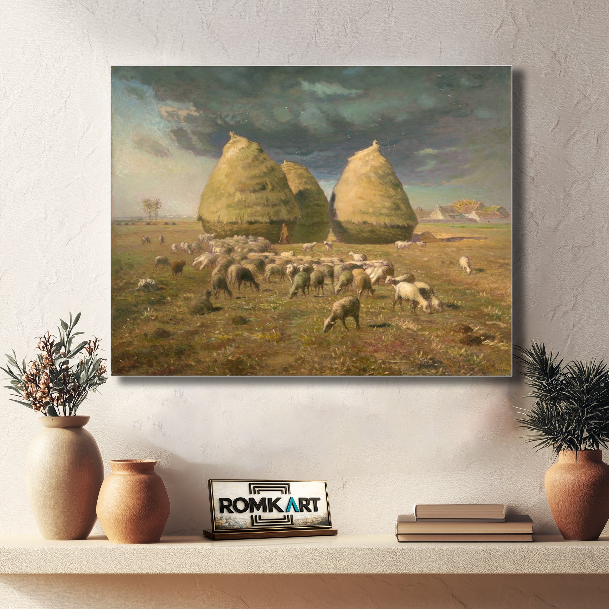 Jean-francois Millet Haystacks Autumn 1873 – Reproduction