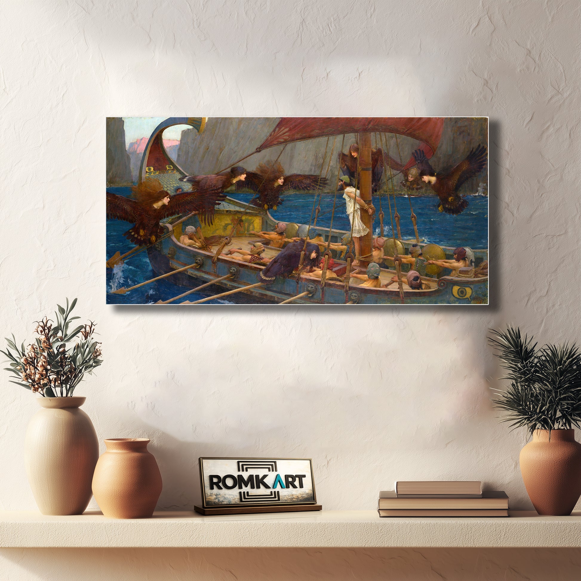 John William Waterhouse Ulysses And The Sirens 1891 – Reproduction