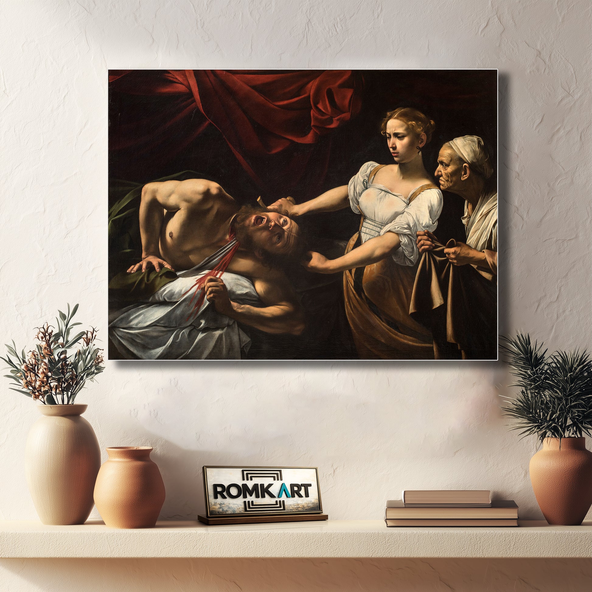 Caravaggio Judith Beheading Holofernes 1602 – Reproduction