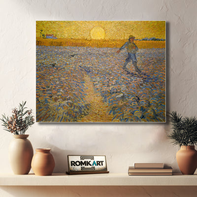 Vincent Van Gogh Sower At Sunset – Reproduction