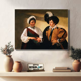 Caravaggio The Fortune Teller 1595 Louvre – Reproduction