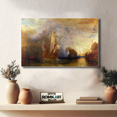 William Turner Ulysses Deriding Polyphemus 1829 – Reproduction