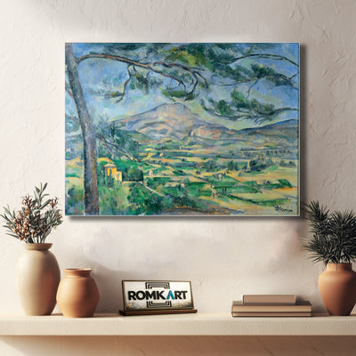 Paul Cezanne Mont Sainte-victoire With Large Pine 1887 – Reproduction