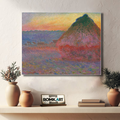 Claude Monet Meule Grainstack 1890- 1891 – Reproduction