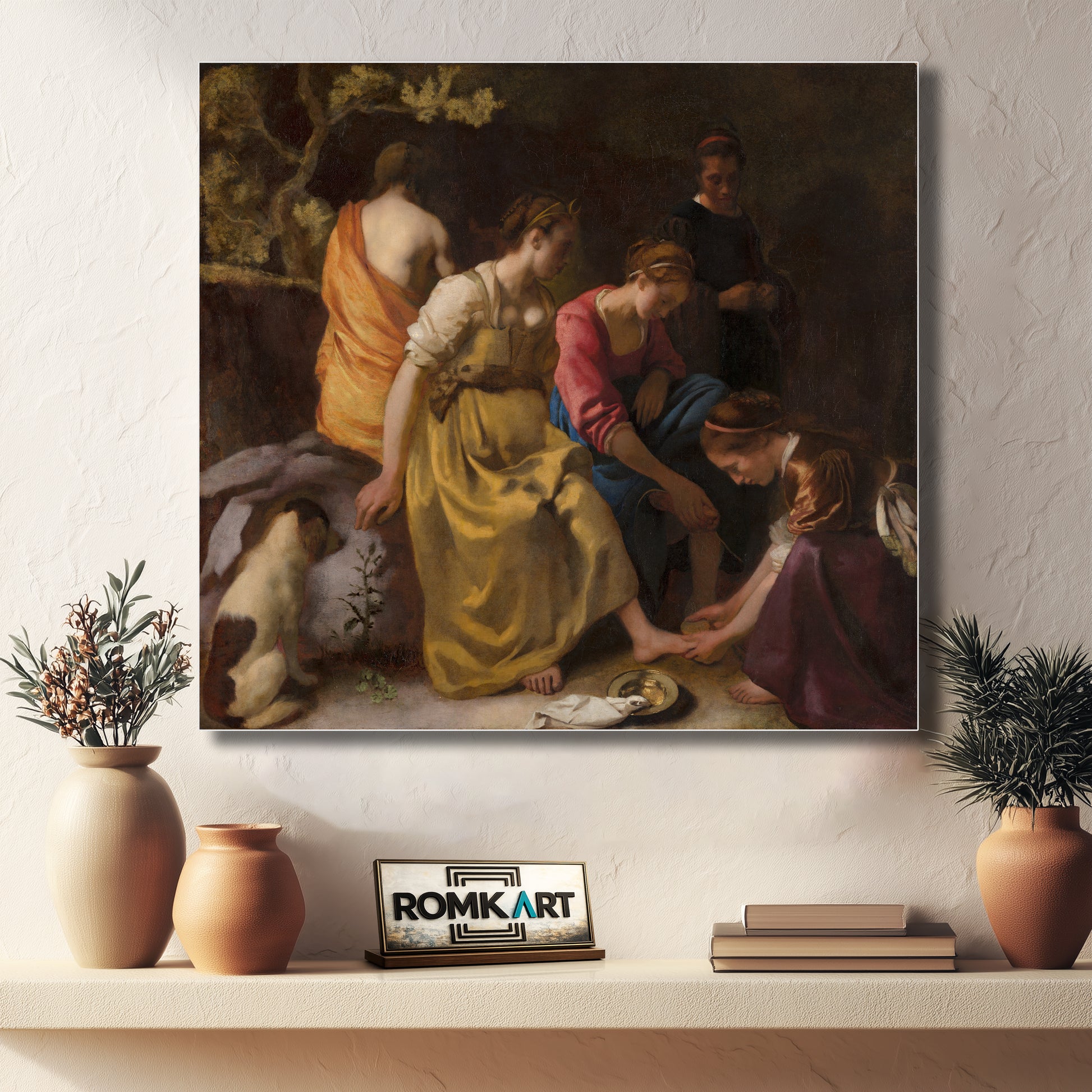 Johannes Vermeer Diana And Her Companions 1655-1656 – Reproduction