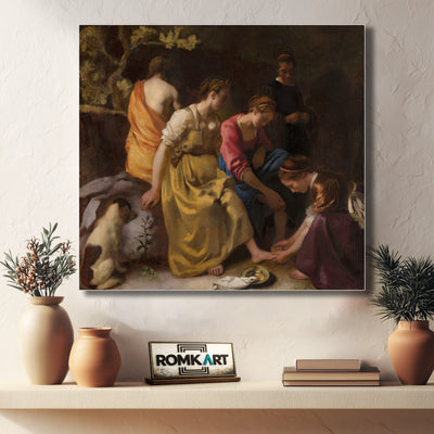 Johannes Vermeer Diana And Her Companions 1655-1656 – Reproduction