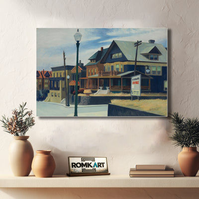 Edward Hopper East Wind Over Weehawken 1934 – Reproduction
