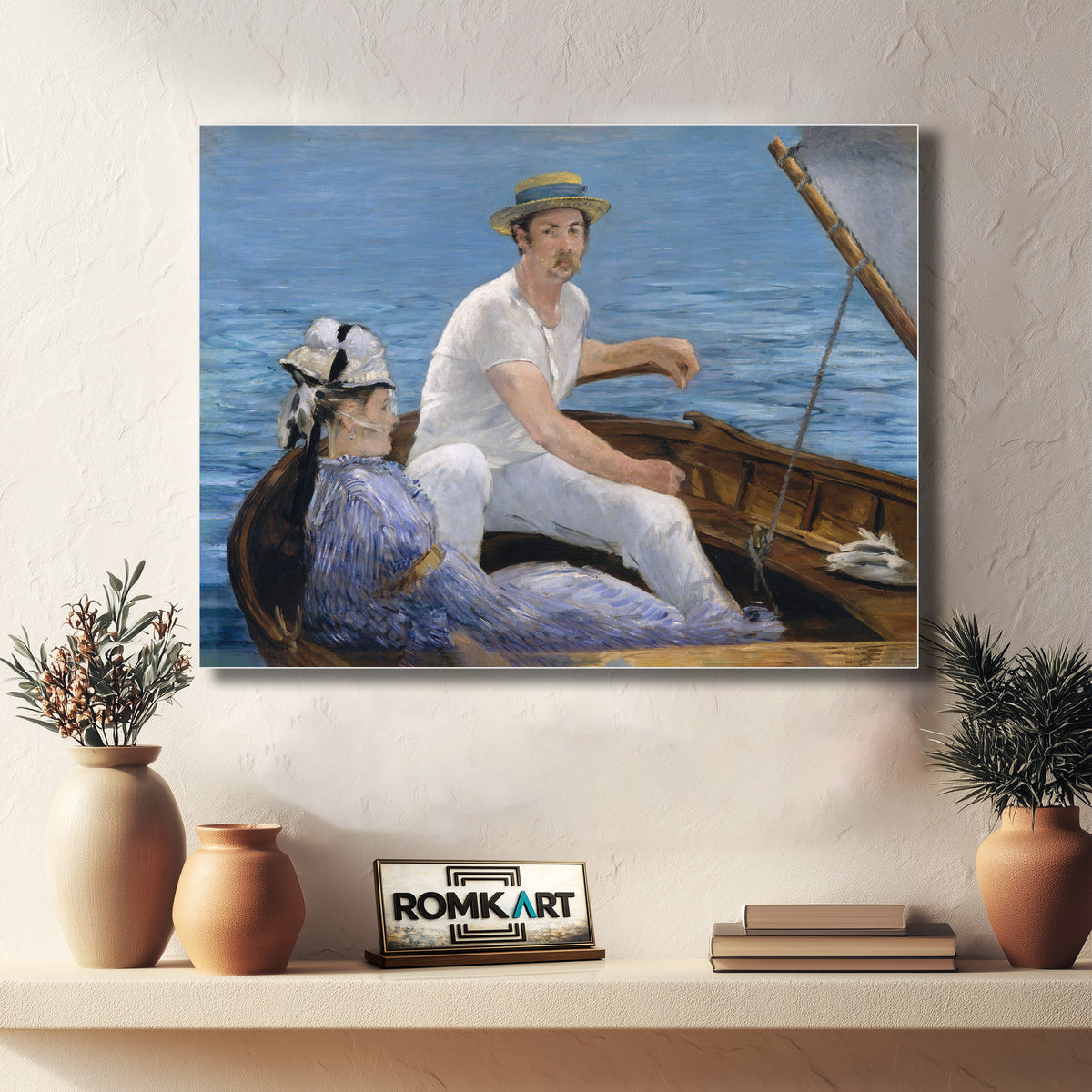 Edouard Manet Boating 1874 – Reproduction