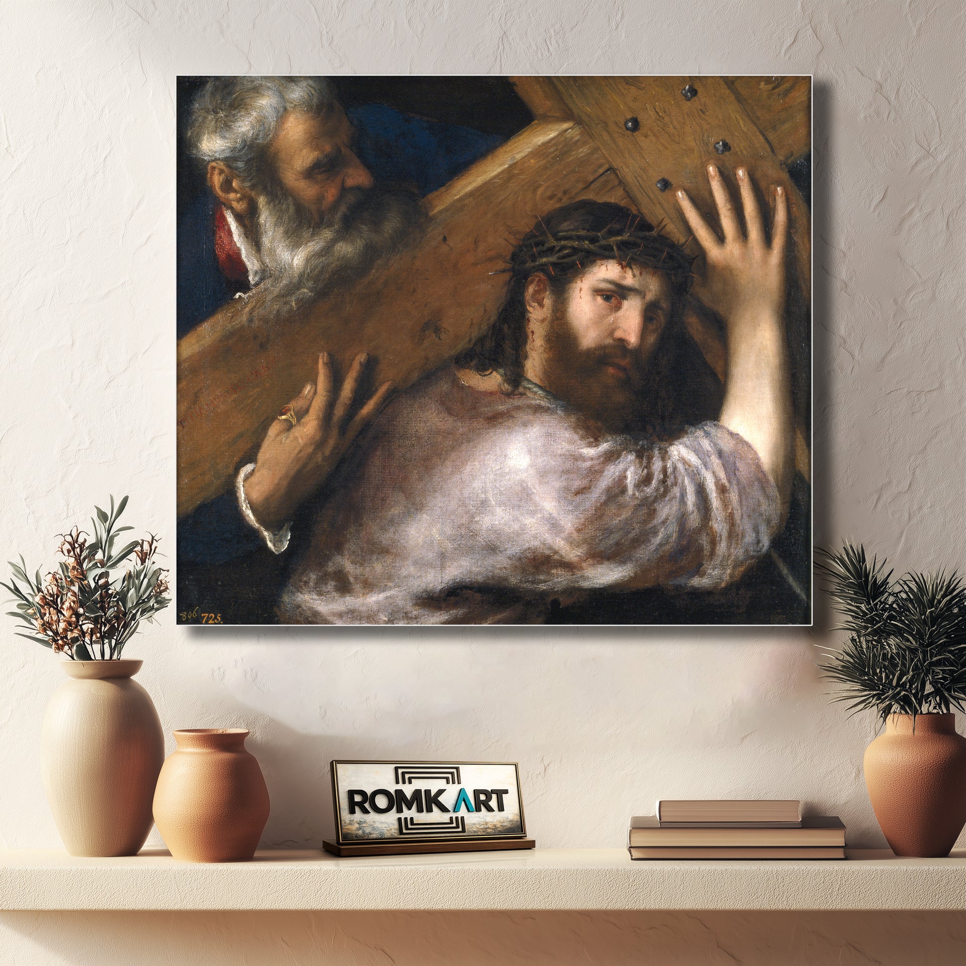 Titian Christ Carrying The Cross 1565 – Reproduction