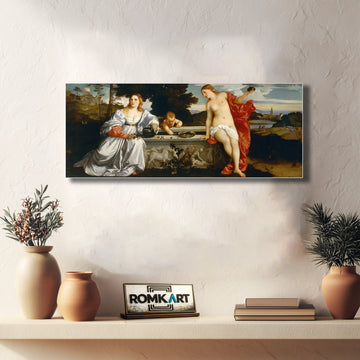 Titian Sacred And Profane Love 1514 – Reproduction