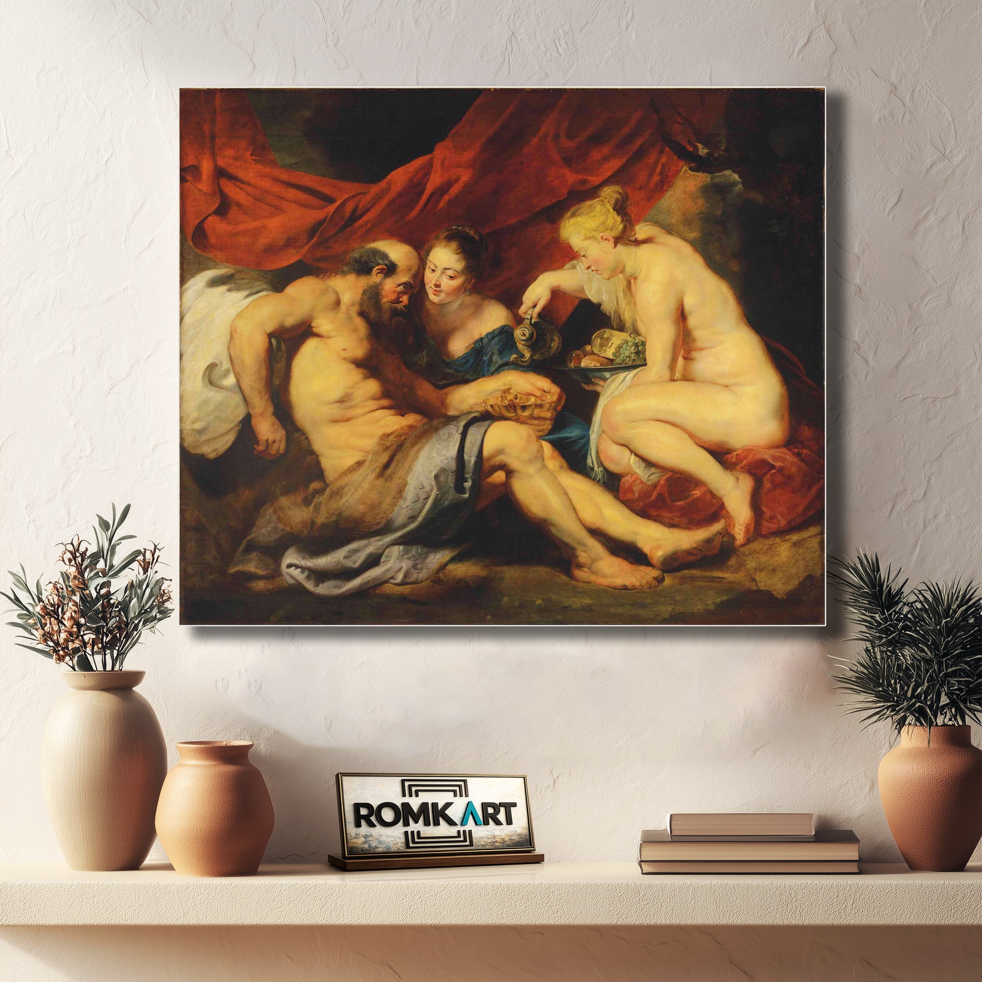Peter Paul Rubens Lot And His Daughters 1614 – Reproduction
