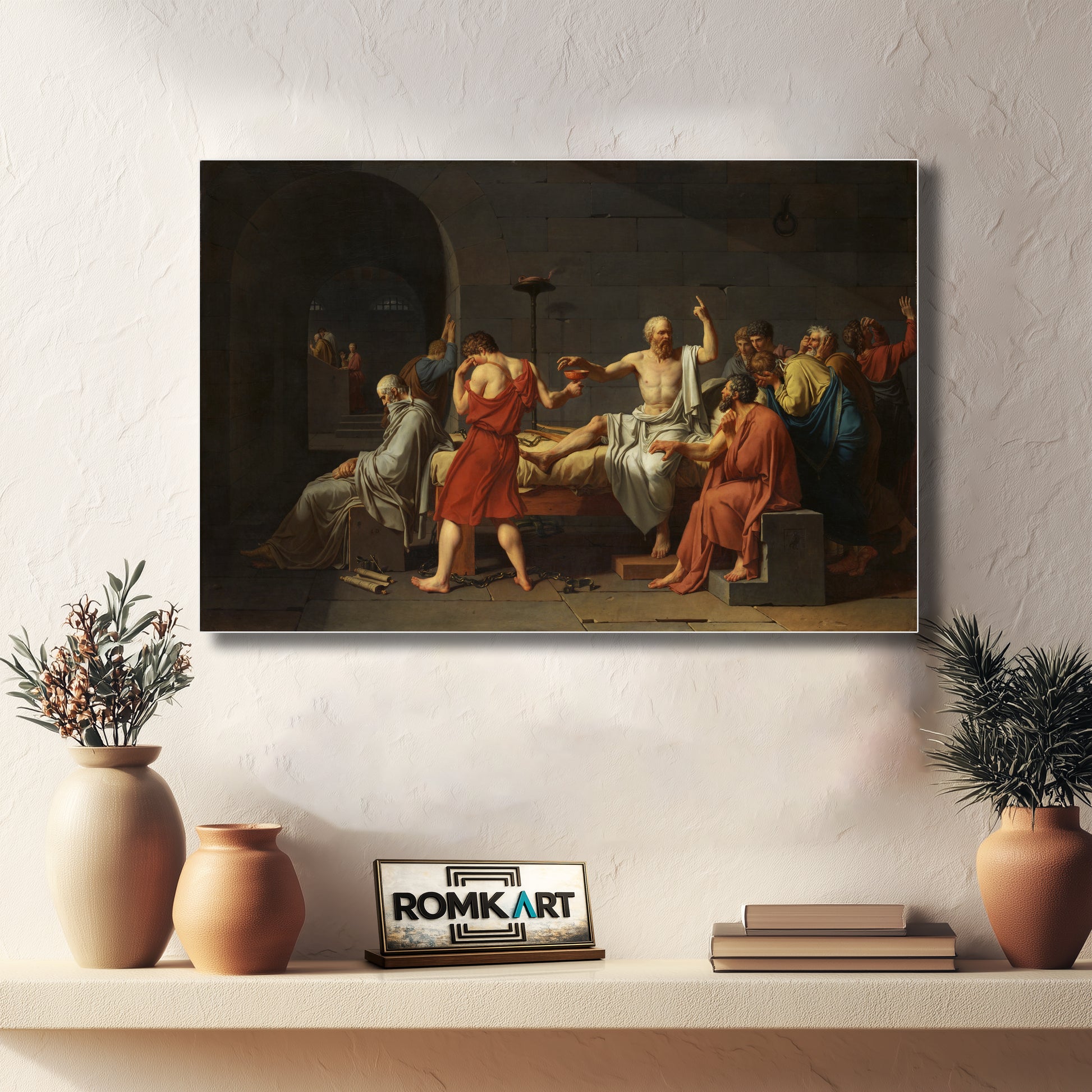 Jacques-louis David The Death Of Socrates 1787 – Reproduction