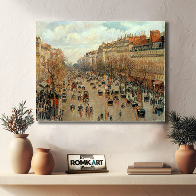 Camille Pissarro The Boulevard Montmartre Afternoon Sun 1897 – Reproduction