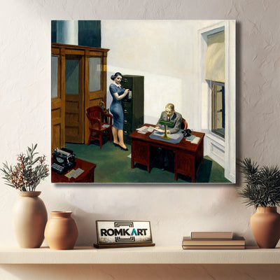 Edward Hopper Office At Night 1940 – Reproduction