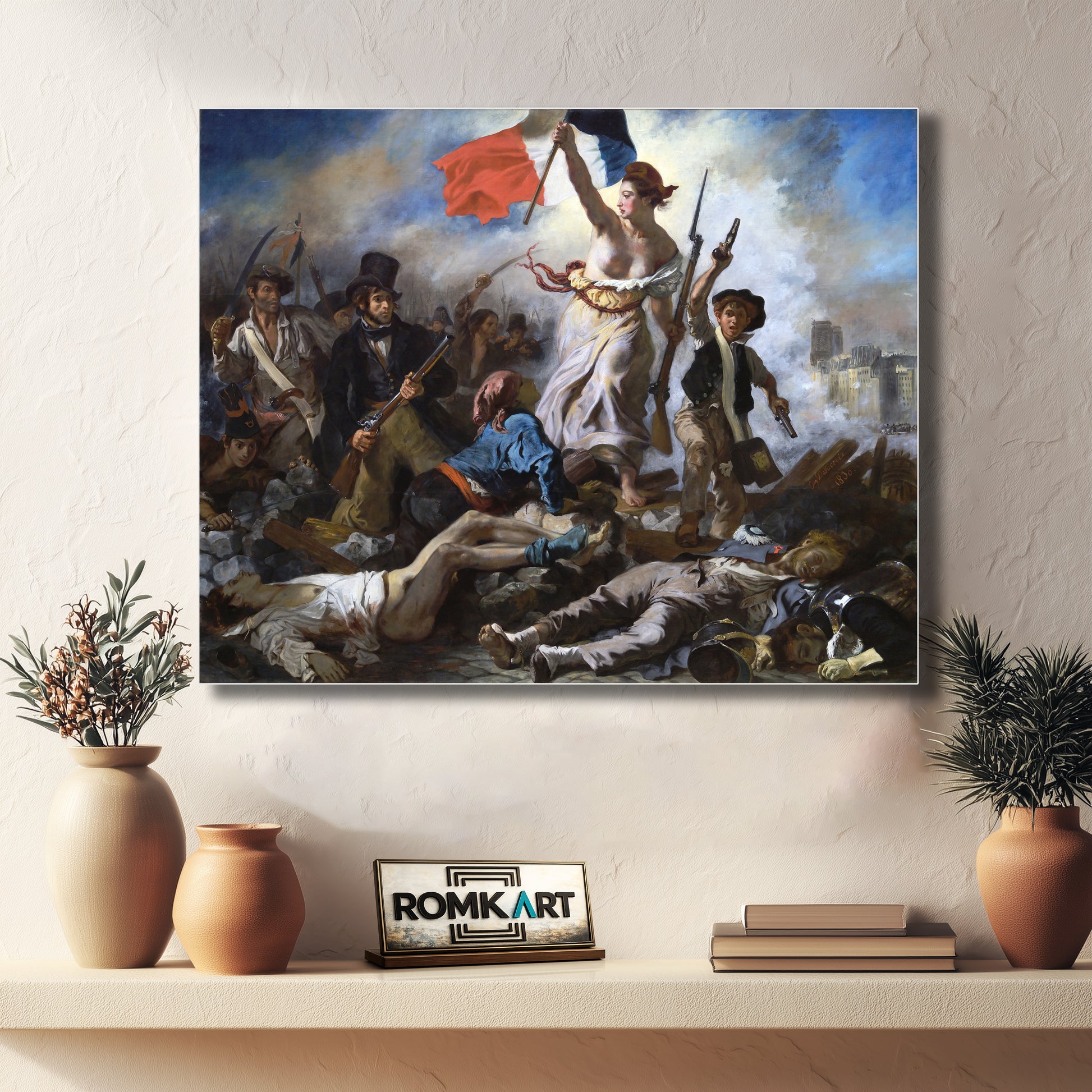 Eugene Delacroix Liberty Leading The People 1830 – Reproduction