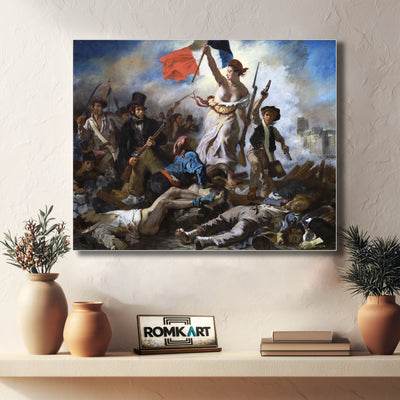 Eugene Delacroix Liberty Leading The People 1830 – Reproduction
