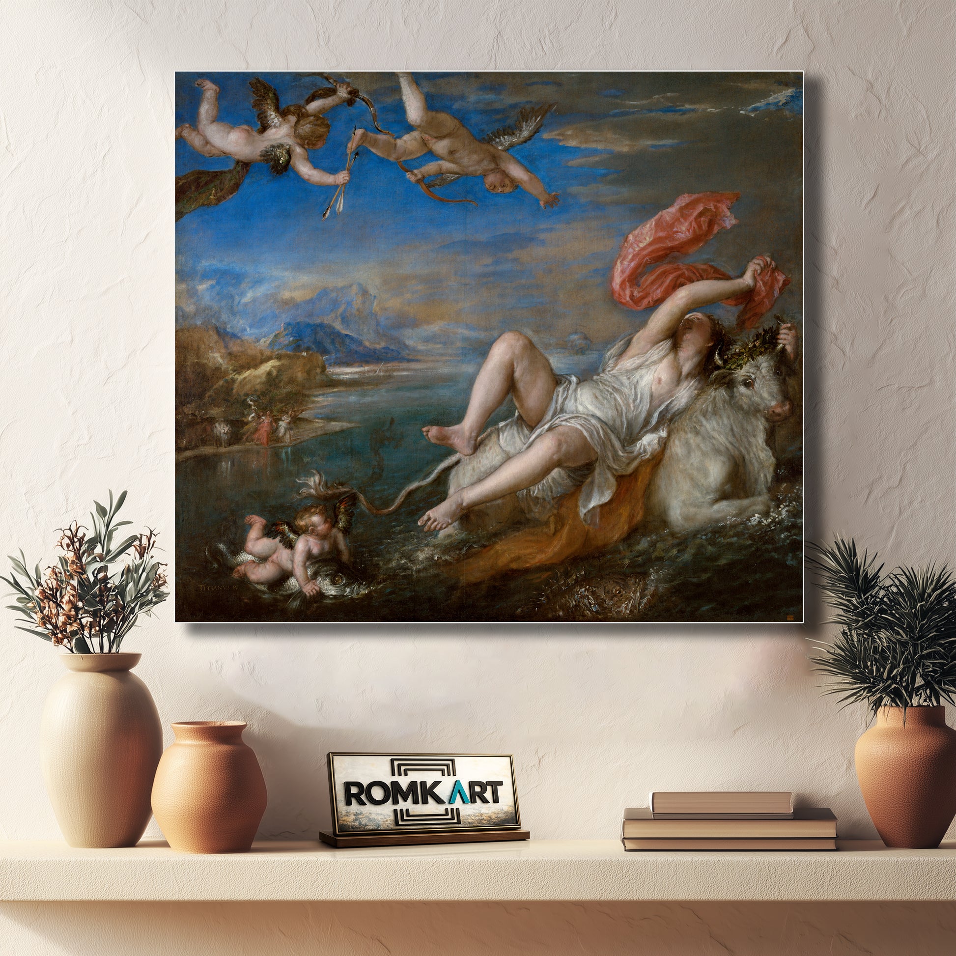 Titian The Rape Of Europa 1560-1562 – Reproduction