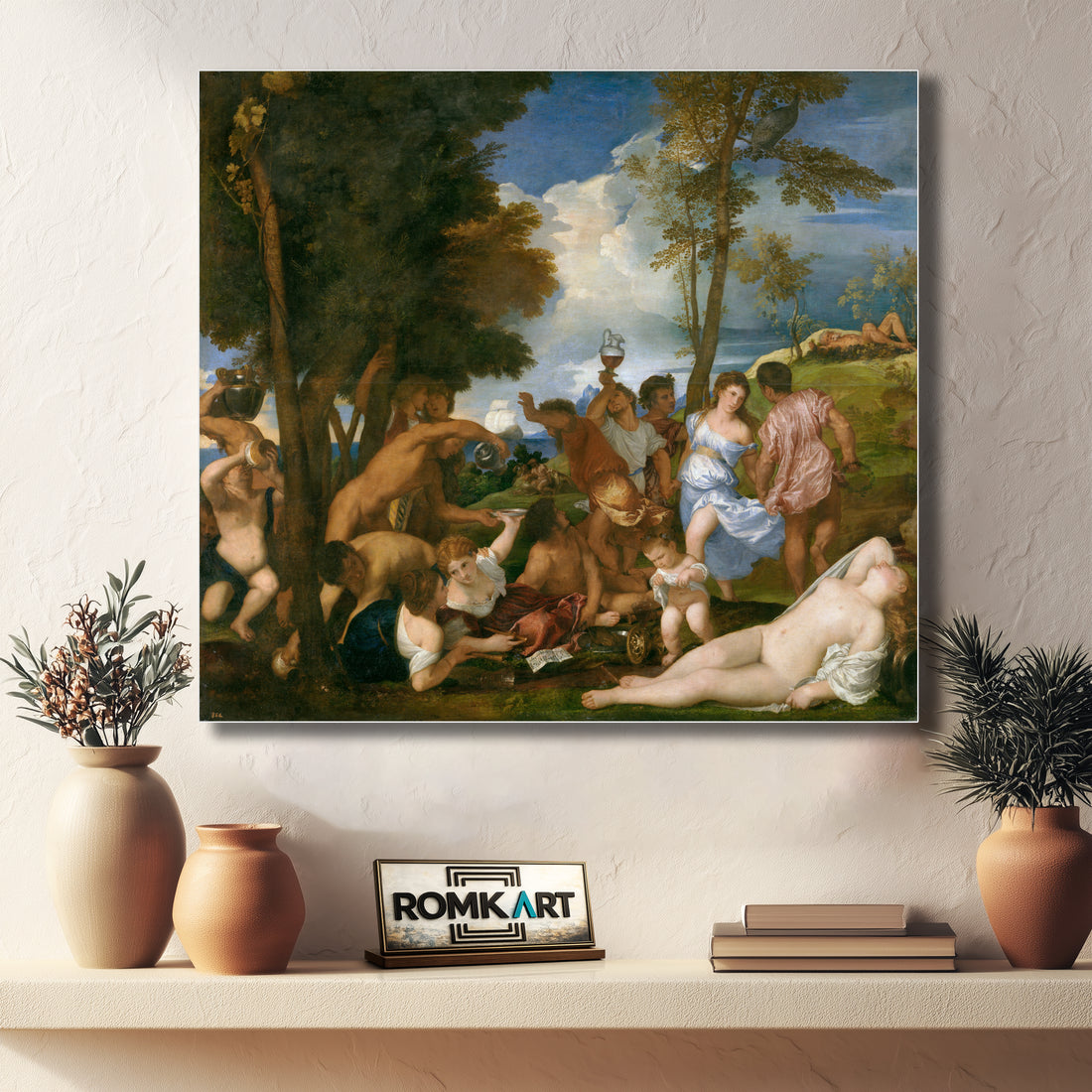 Titian Bacchanal Of The Andrians 1523-1526 – Reproduction