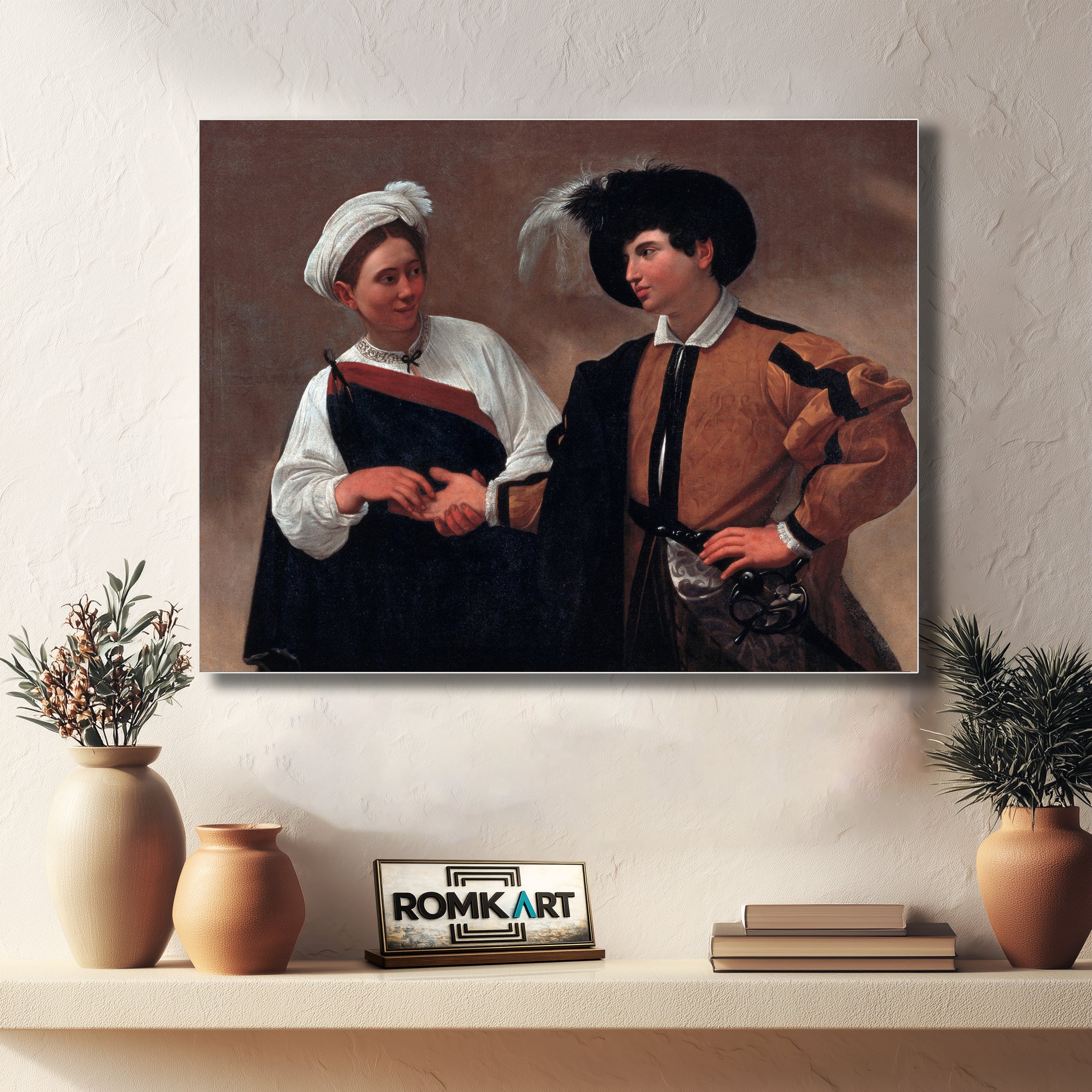 Caravaggio The Fortune Teller 1594 – Reproduction