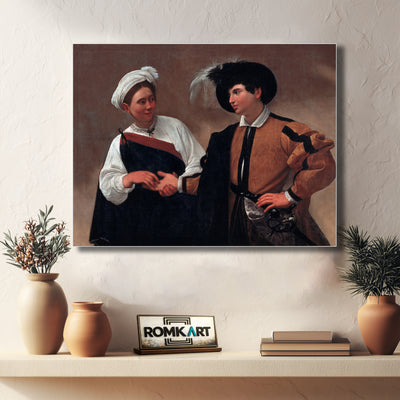 Caravaggio The Fortune Teller 1594 – Reproduction