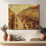 Camille Pissarro The Boulevard Montmartre Afternoon In The Rain 1897 – Reproduction