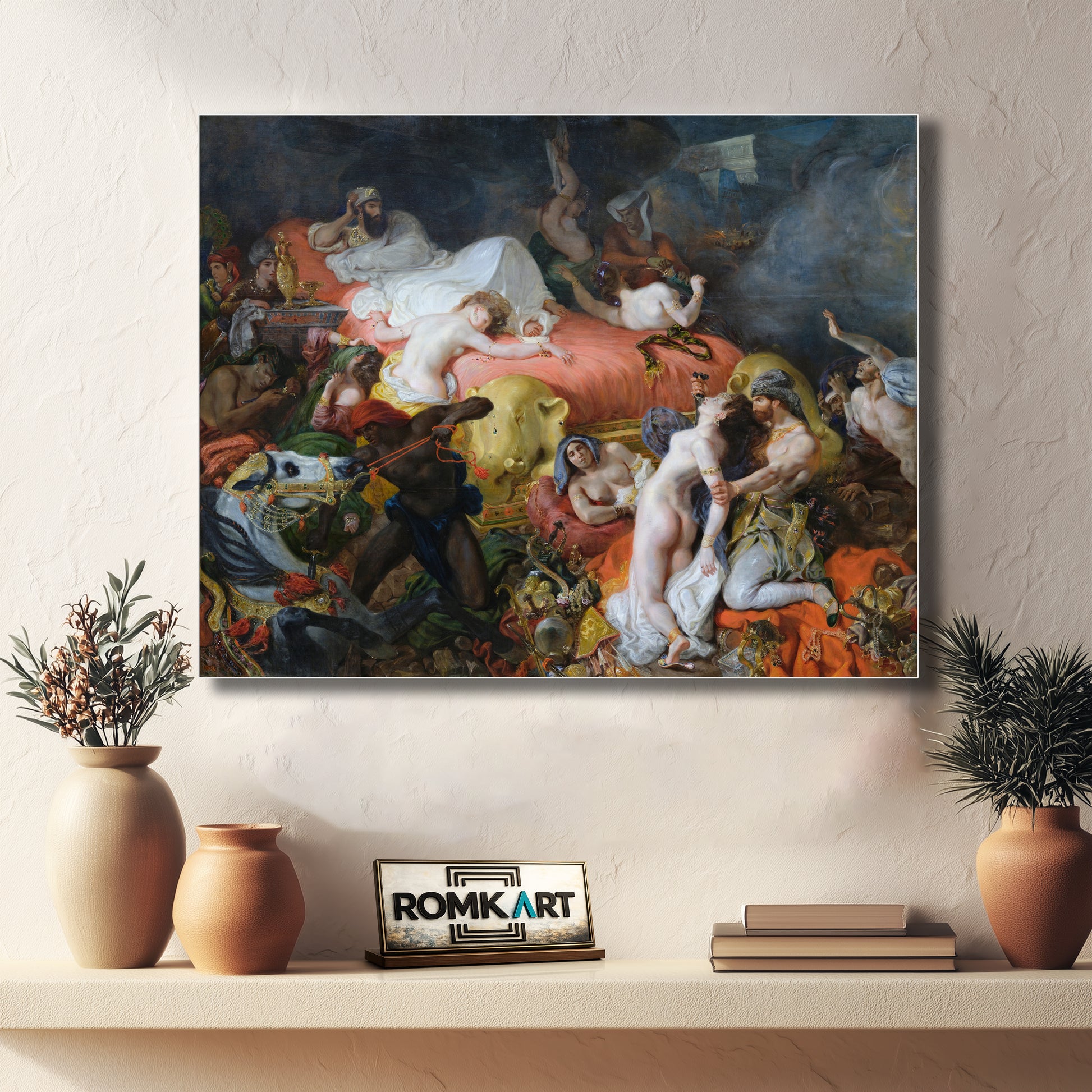 Eugene Delacroix The Death Of Sardanapalus 1827 – Reproduction