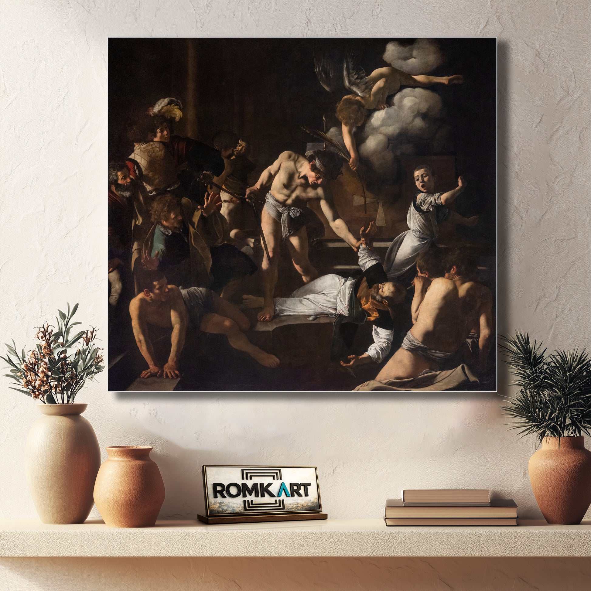 Caravaggio The Martyrdom Of Saint Matthew 1600 – Reproduction