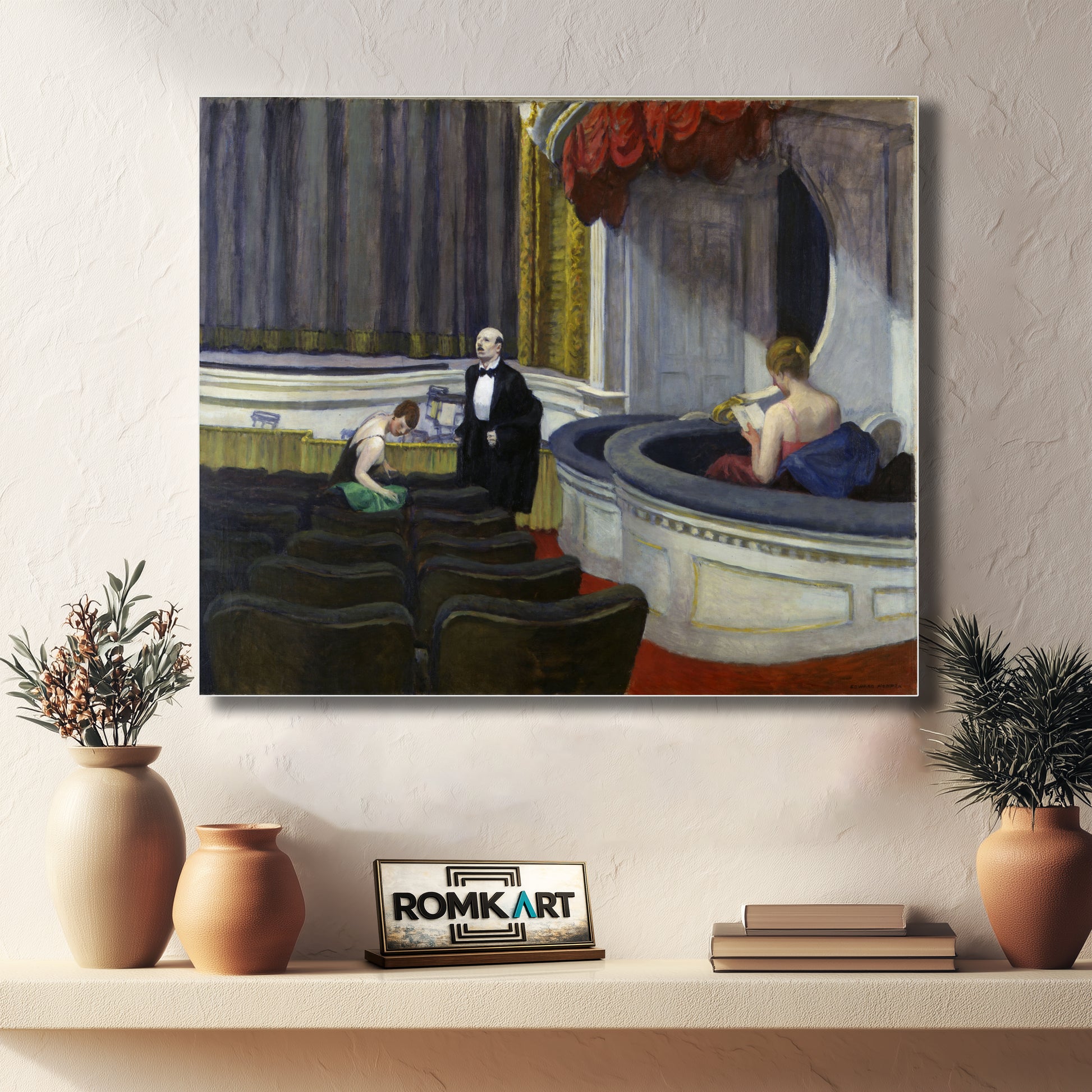 Edward Hopper Two On The Aisle 1927 One Of Hopper – Reproduction