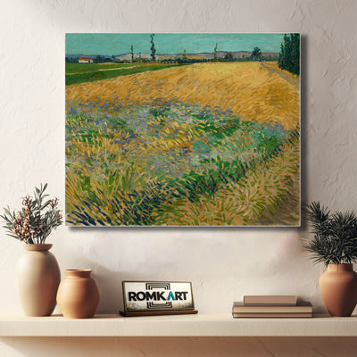 Vincent Van Gogh Wheatfield 1888 – Reproduction