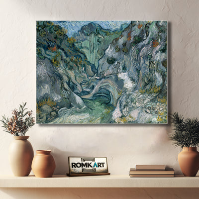 Vincent Van Gogh The Ravine Of The Peyroulets 1889 – Reproduction