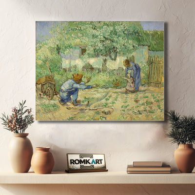 Vincent Van Gogh First Step - After Millet – Reproduction