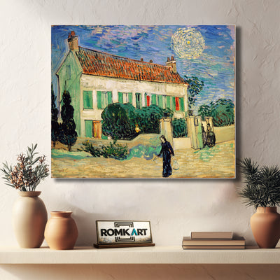 Vincent Van Gogh White House At Night – Reproduction