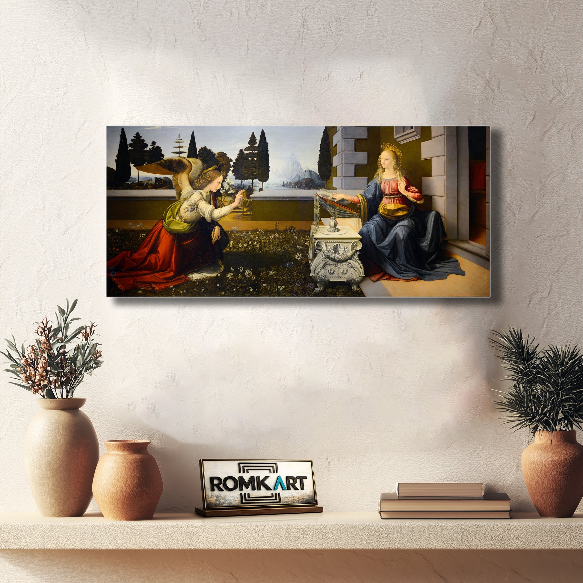 Leonardo Da Vinci The Annunciation 1475 – Reproduction