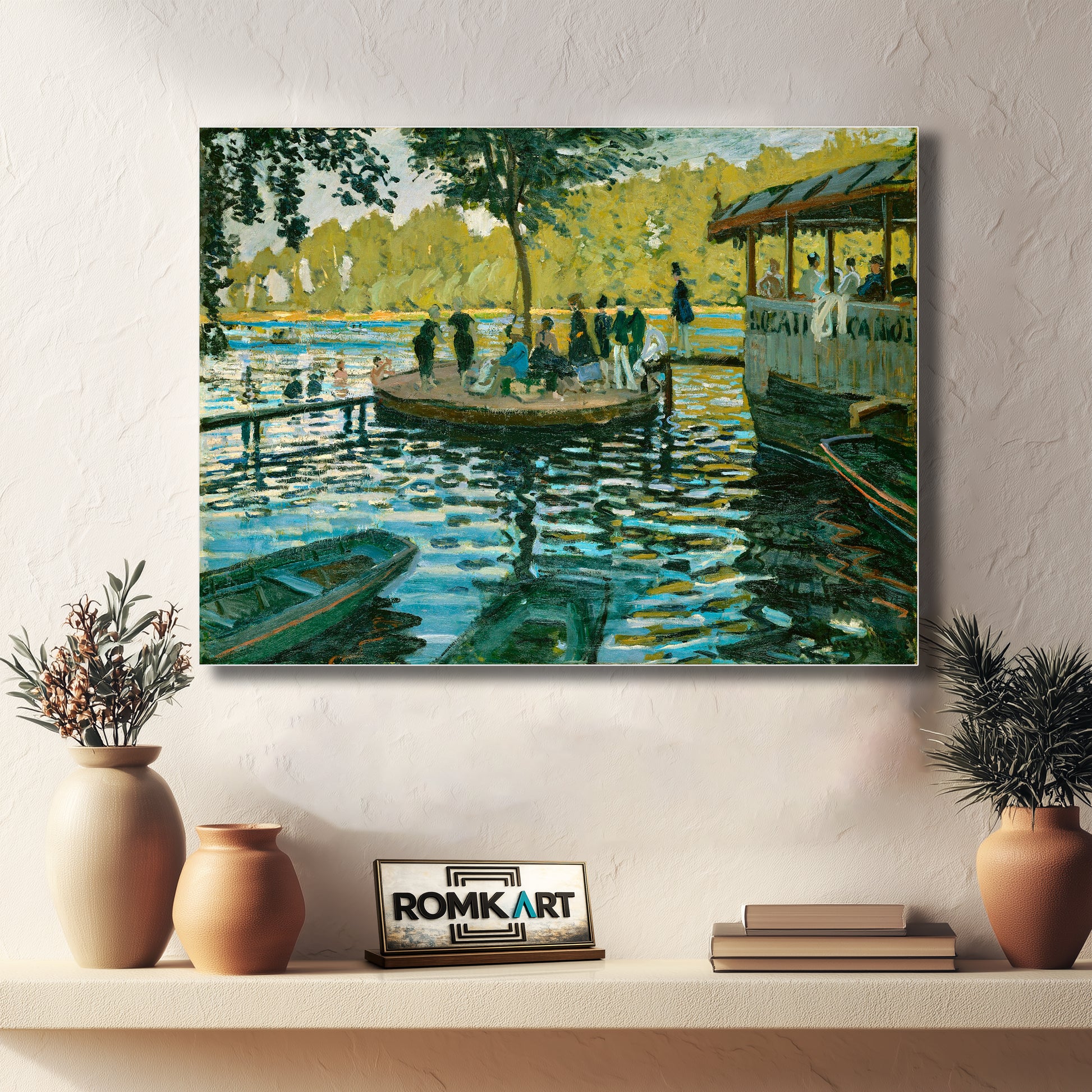 Claude Monet La Grenouillre 1869 – Reproduction