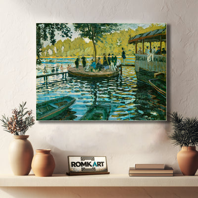 Claude Monet La Grenouillre 1869 – Reproduction