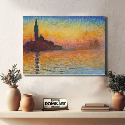Claude Monet San Giorgio Maggiore At Dusk 1908 – Reproduction
