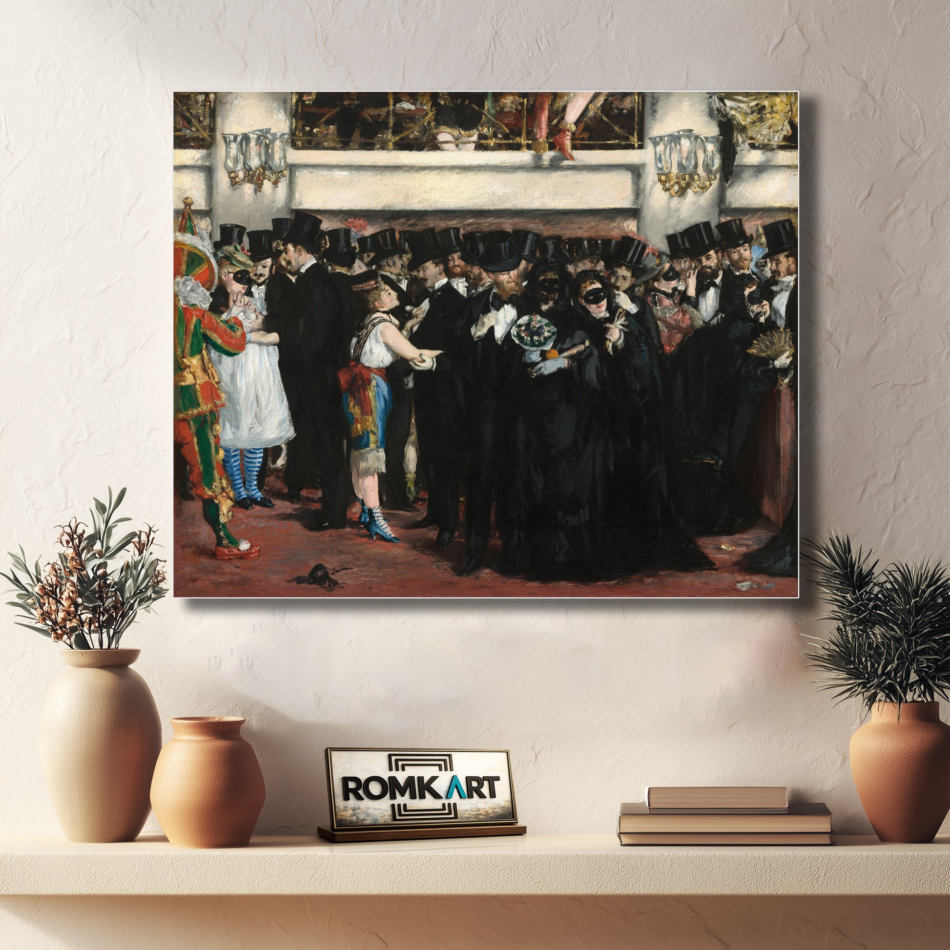 Edouard Manet Masked Ball At The Opera 1873 – Reproduction
