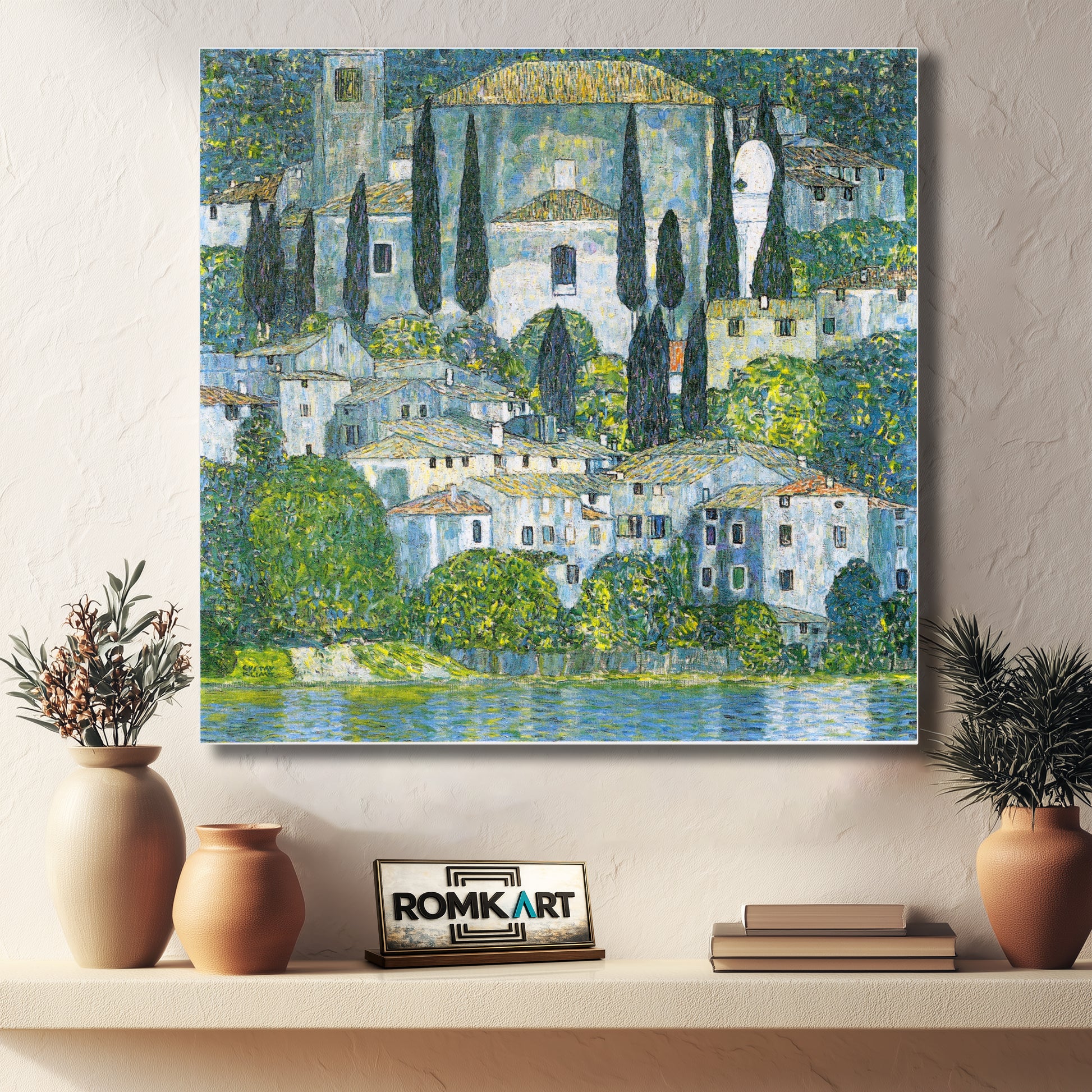 Gustav Klimt Church In Cassone 1913 – Reproduction